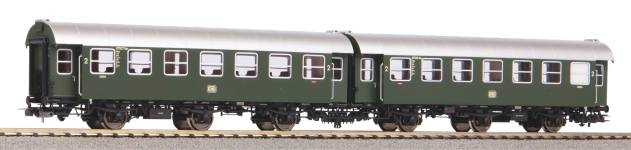 PIKO 58241 - H0 - 2-tlg Umbauwagen B3yg + B3yg, DB, Ep. III